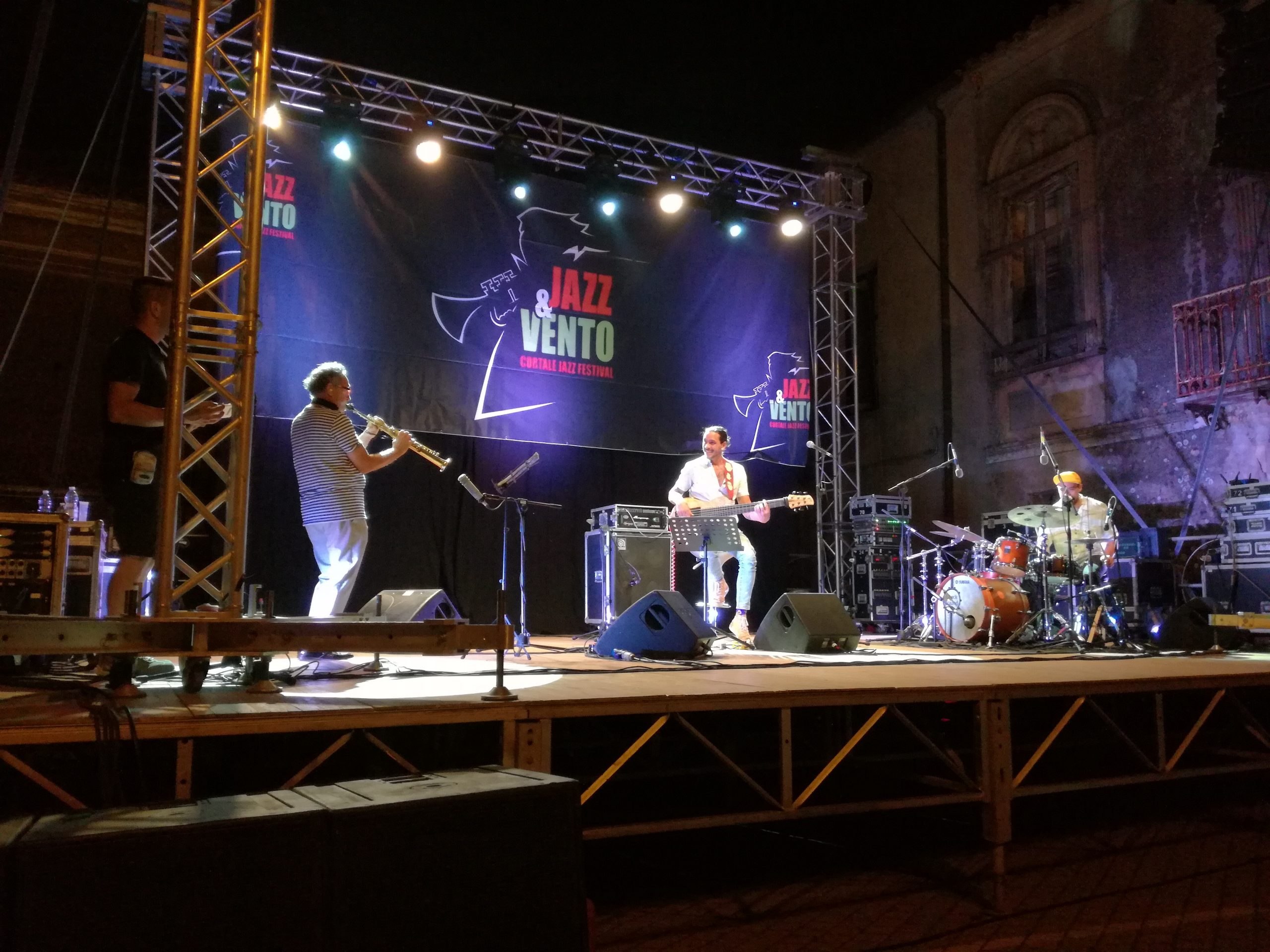 "Reza" (Jaco Pastorius, 1983) performed by the Through Jaco Legacy Trio at the Jazz&Vento festival in Cortale (CZ), Italy.
