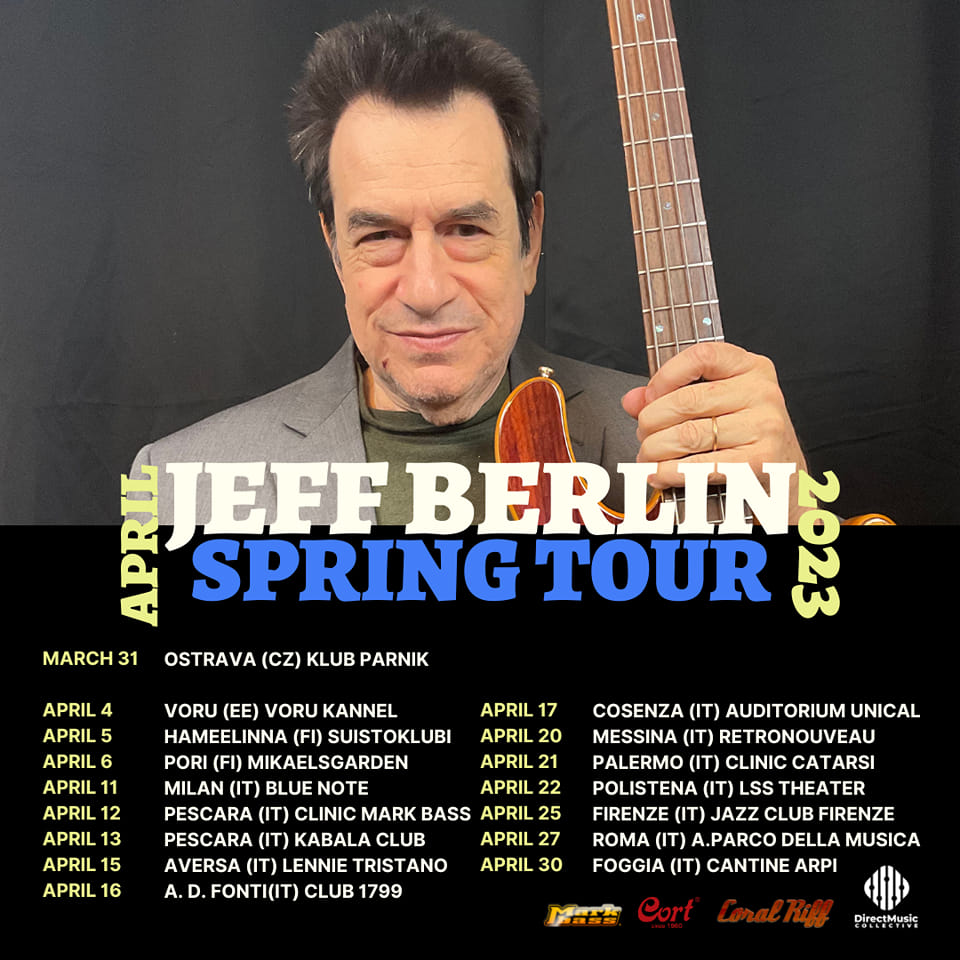JEFF BERLIN 4TET | SPRING TOUR 2023